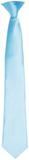 Premier Satijnen stropdas voor volwassenen (Turquoise) - One Size