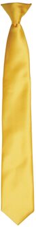 Premier Satijnen stropdas voor volwassenen (Zonnebloem) - maat Geel