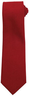 Premier Stropdas - Heren Eerlijk werk Stropdas (Rood) - One Size