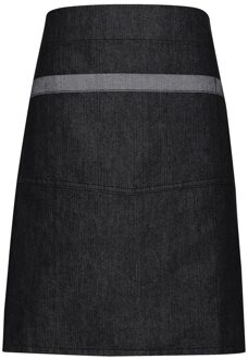 Premier Taille schort voor volwassenen (Zwarte denim)