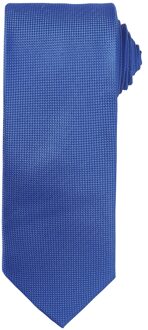 Premier Uniseks Micro Wafel Stropdas voor volwassenen (Koningsblauw) - One Size