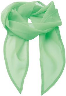 Premier Uniseks sjaal van chiffon in kleuren voor volwassenen (Appelgroen) - maat