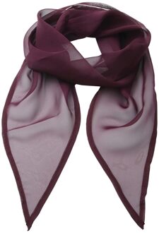 Premier Uniseks sjaal van chiffon in kleuren voor volwassenen (Aubergine) - maat Paars