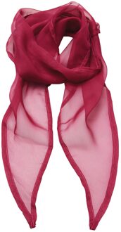 Premier Uniseks sjaal van chiffon in kleuren voor volwassenen (Heet Roze)