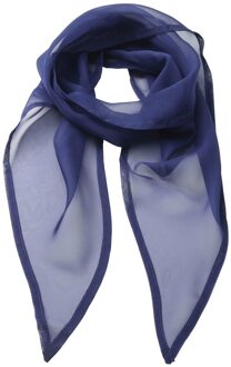 Premier Uniseks sjaal van chiffon in kleuren voor volwassenen (Marineblauw)