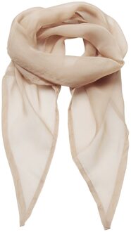 Premier Uniseks sjaal van chiffon in kleuren voor volwassenen (Natuurlijk) Naturel