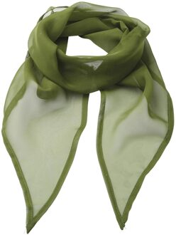 Premier Uniseks sjaal van chiffon in kleuren voor volwassenen (Oase Groen) - One Size