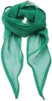 Premier Uniseks sjaal van chiffon in kleuren voor volwassenen (Smaragd)