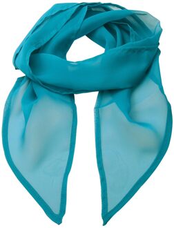 Premier Uniseks sjaal van chiffon in kleuren voor volwassenen (Teal) Groenblauw