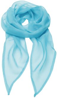 Premier Uniseks sjaal van chiffon in kleuren voor volwassenen (Turquoise)