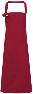 Premier Unisex Calibre Heavy Cotton Canvas Bib Apron (Bourgondië) Bourgogne - One Size