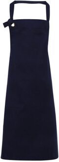 Premier Unisex Calibre Heavy Cotton Canvas Bib Apron (Marine) Navy - One Size