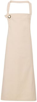 Premier Unisex Calibre Heavy Cotton Canvas Bib Apron (Natuurlijk) Naturel