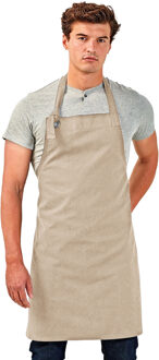 Premier Unisex Calibre Heavy Cotton Canvas Bib Apron (Pakket van 2) (Natuurlijk) Naturel - One Size