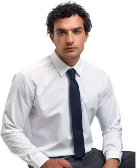 Premier Unisex gebreide stropdas voor volwassenen (Marine) - maat Navy