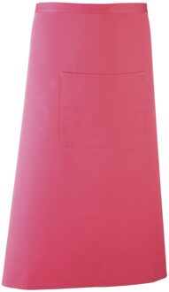 Premier Unisex Kleuren Barschort / Werkkleding (Lange Continentale Stijl) (Pakket van 2) (Fuchsia)