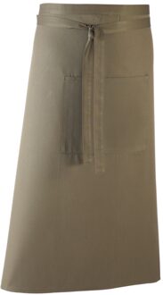 Premier Unisex Kleuren Barschort / Werkkleding (Lange Continentale Stijl) (Pakket van 2) (Salie) Grijs