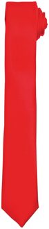 Premier Unisex Slanke Stropdas Volwassenen (Rood)