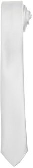 Premier Unisex Slanke Stropdas Volwassenen (Zilver)