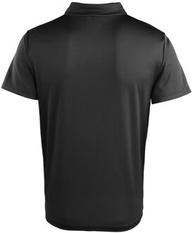 Premier Unisex Volwassen Coolchecker Piqué Poloshirt (Zwart) - L