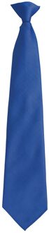 Premier Unisex volwassen kleuren modieuze effen Clip-On stropdas (Koningsblauw) - One Size