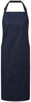 Premier Unisex Volwassenen Biologisch Fairtrade Gecertificeerd Volledig Schort (Marine) Navy