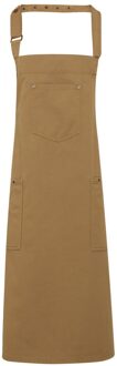 Premier Volledige schort in keperstof voor volwassenen (Khaki) Kaki - One Size