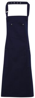 Premier Volledige schort in keperstof voor volwassenen (Marine) Navy - One Size