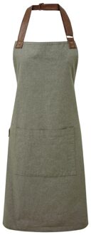 Premier Volwassenen Unisex Bijlage Slabberschort (Mos) Grijs - One Size