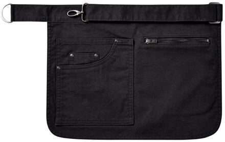 Premier Volwassenen Unisex Metro Utility Hip Apron (Zwart)