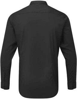 Premier Volwassenen Unisex opa's overhemd met lange mouwen (Zwart) - 3XL