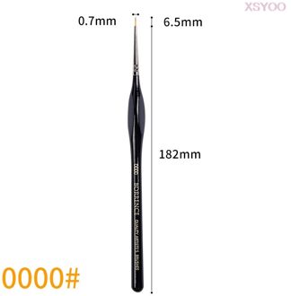 Premium 1Pcs Miniatuur Detail Kwast Set Fijne Zachte Borstels Voor Art Model Gereedschappen Aquarel Acryl Aquarel Olie Model kits 0000