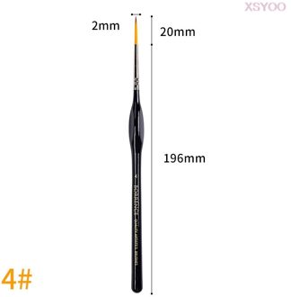 Premium 1Pcs Miniatuur Detail Kwast Set Fijne Zachte Borstels Voor Art Model Gereedschappen Aquarel Acryl Aquarel Olie Model kits 4