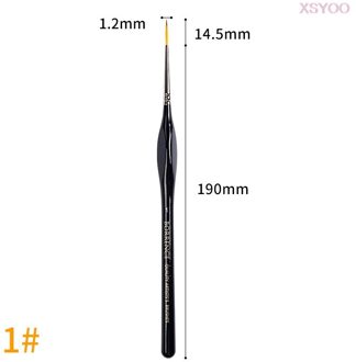 Premium 1Pcs Miniatuur Detail Kwast Set Fijne Zachte Borstels Voor Art Model Gereedschappen Aquarel Acryl Aquarel Olie Model kits