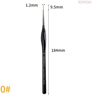 Premium 1Pcs Miniatuur Detail Kwast Set Fijne Zachte Borstels Voor Art Model Gereedschappen Aquarel Acryl Aquarel Olie Model kits