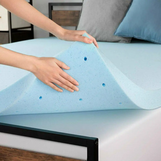Premium 3 inch Gel Memory Foam Mattress High-Density Breathable Mattress Topper Cooling & Ventilation King Queen Twin Full Size