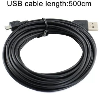 Premium 5M Micro Usb Charger Cable Opladen Wire Cord Voor Huawei Xiaomi Mobiele Telefoon Mobiele Telefoon Tablet Pc Power Bank dvr Camera zwart