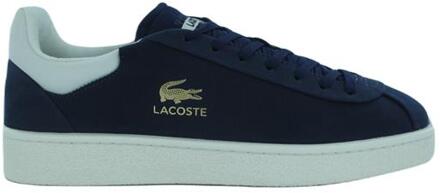 Premium Baseshot Leren Sneakers Blauw Wit Lacoste , Multicolor , Heren - 40 EU