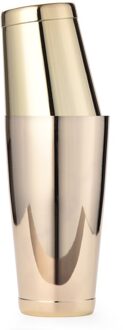 Premium Boston Cocktail Shaker Gewogen Schudden Blikken, Golden/Koper Plated, Zwart/Spiegel Afwerking, Bar Gereedschap goud Finish