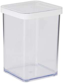 Premium Can LOFT 10x10x14 cm Transparant / Wit 1000 ml