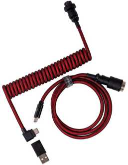 Premium Coiled Aviator Cable, Angled Kabel