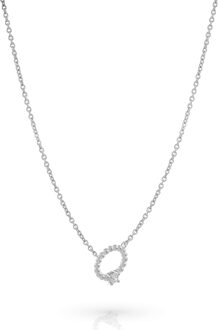 'Premium' Dames 925 Sterling Zilveren Ketting - Zilver ZK-7562