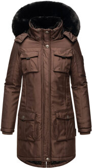 Premium Dames Winterjas Tiniis – Stijlvol, Warm & Met Stoffentas Bruin