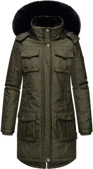 Premium Dames Winterjas Tiniis – Stijlvol, Warm & Met Stoffentas Groen