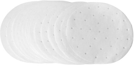 Premium Geperforeerde Perkament Lucht Friteuse Papier Liners - 7 Inch-100 Milieuvriendelijke Pack-Voor Bamboe Stoomboot, stomen Mand, Kok