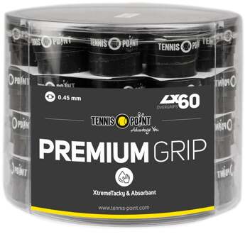 Premium Grip Verpakking 60 Stuks-Zwart - nosize