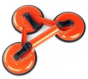 Premium Heavy Duty Keramische Glas Zuignap Dubbele Handvat Puller/Lifter/Grijper Three-jaw