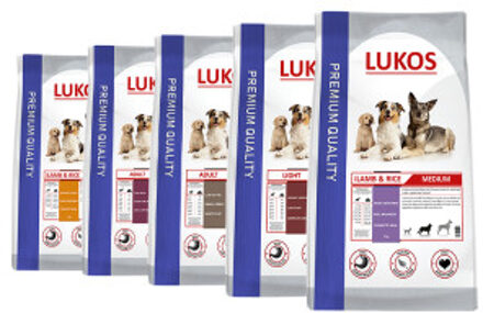 Premium hondenvoer probeerverpakkingen Adult Medium met lam & rijst 1 kg