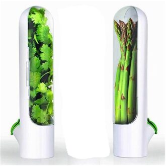 Premium Kruid Keeper Kruid Opslag Container Houdt Greens En Groenten Langer Vers Voor Keuken Opslag Gebruiksvoorwerpen Vers Houden 2stk