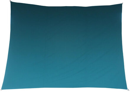 Premium kwaliteit schaduwdoek/zonnescherm Shae rechthoekig blauw 3 x 4 meter